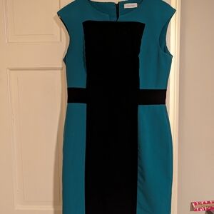 Calvin Klein Colorblock Midi Dress
